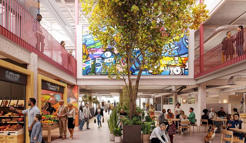 A Brand New Market, Food Hall &#038; Recreation Space Is Set To Marry Modernity And Tradition In This Greater Manchester Town