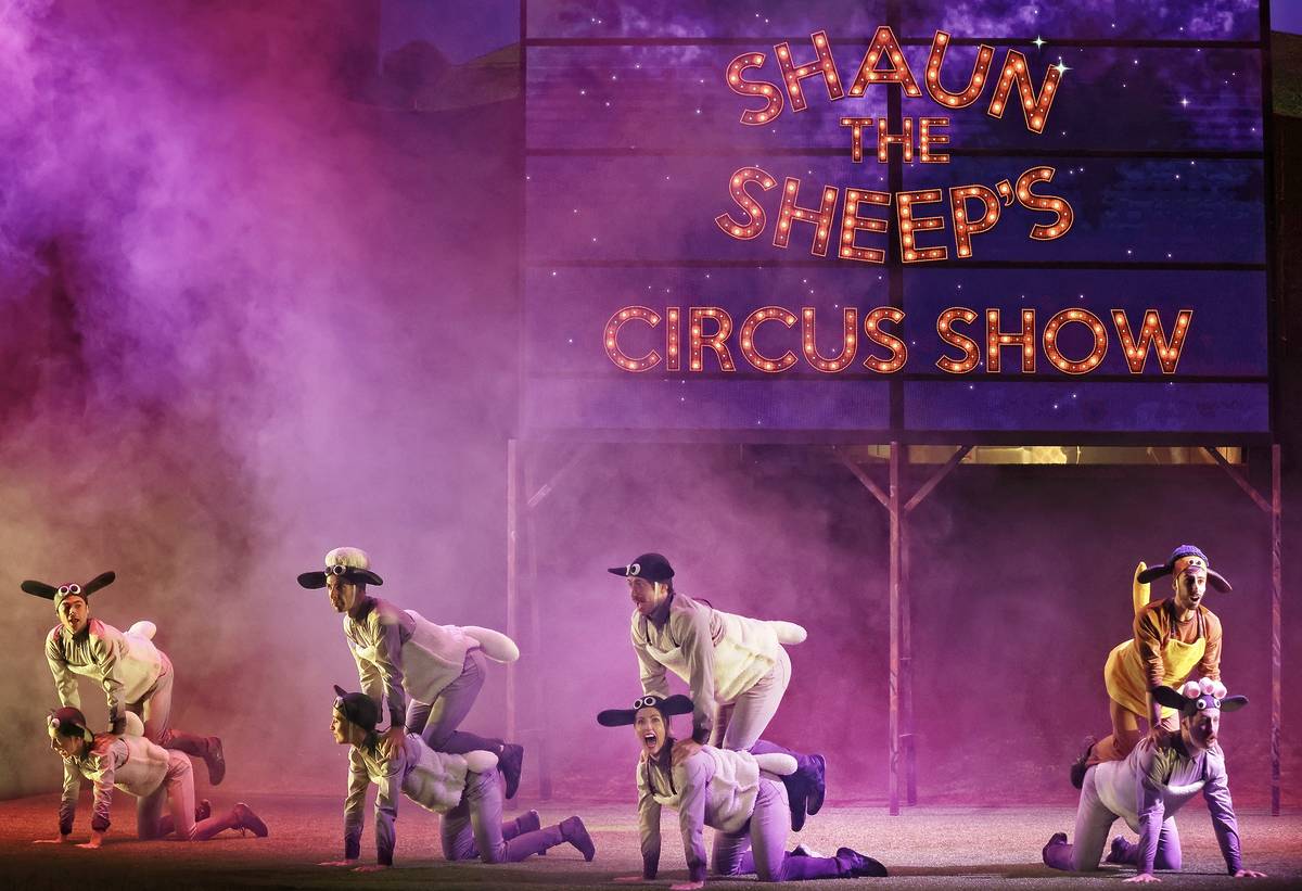 shaun the sheep circus show with circa ensemble