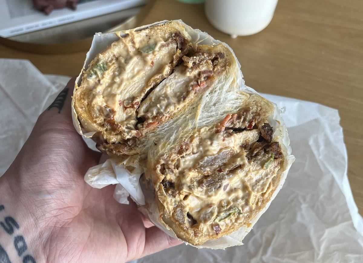 sub with crispy chicken tenders inside