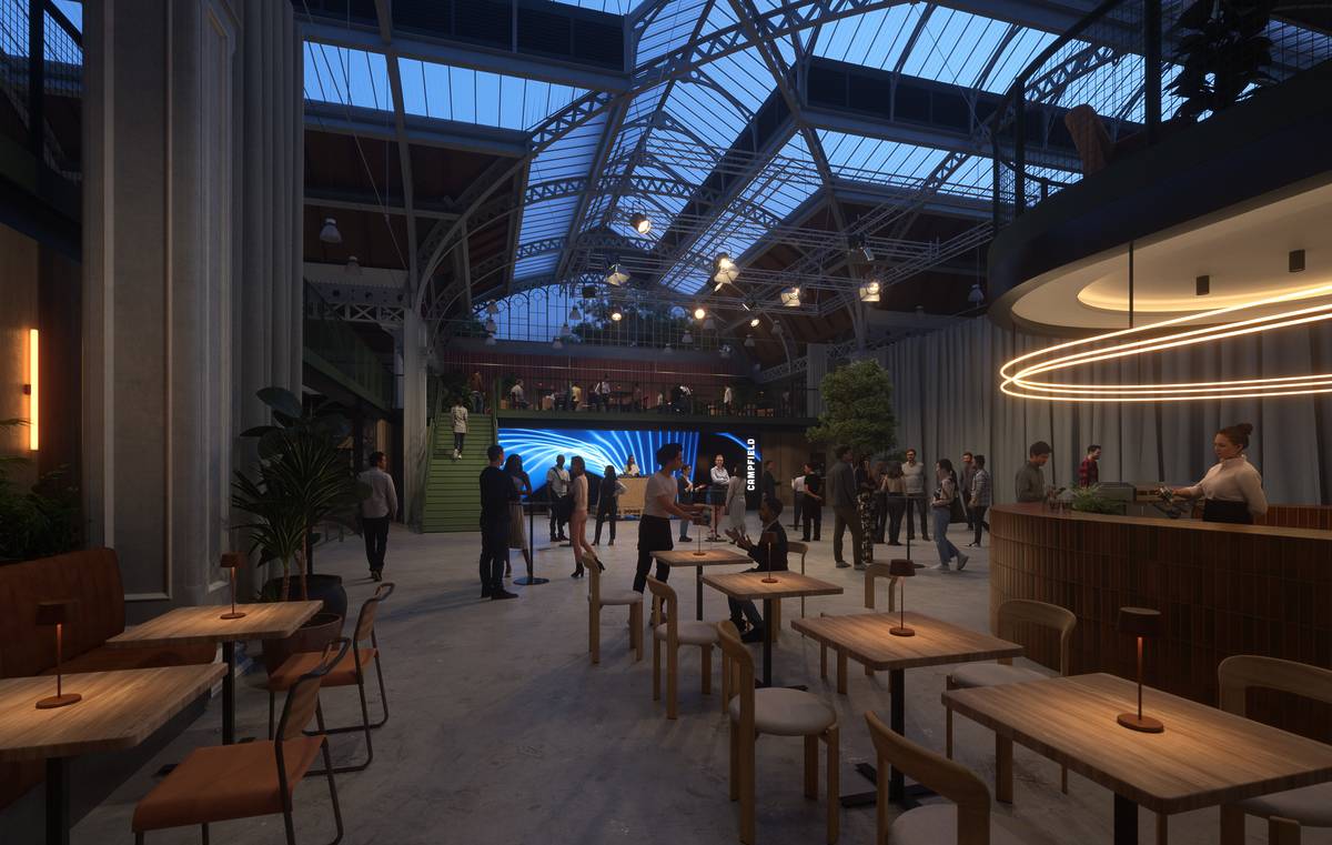 campfield market interior night cgi the weekender coming to manchester