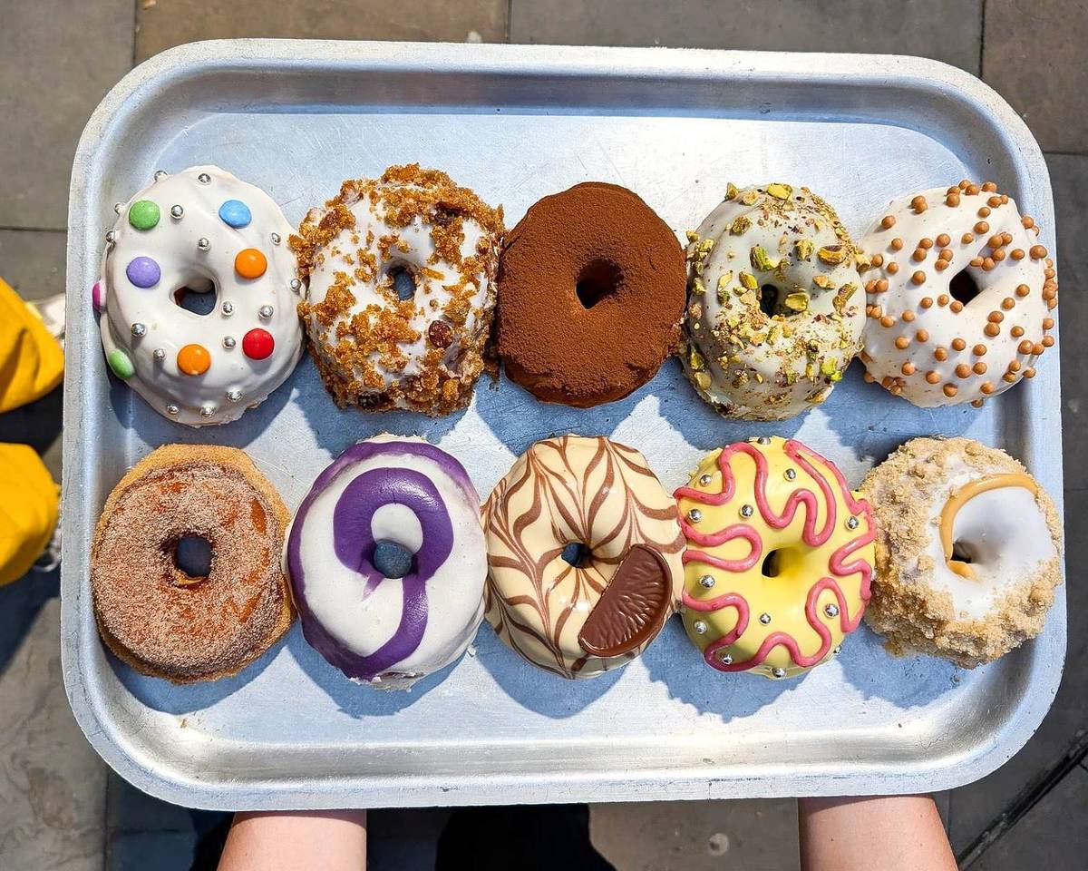 selection of doughnuts by DGHNT in manchester