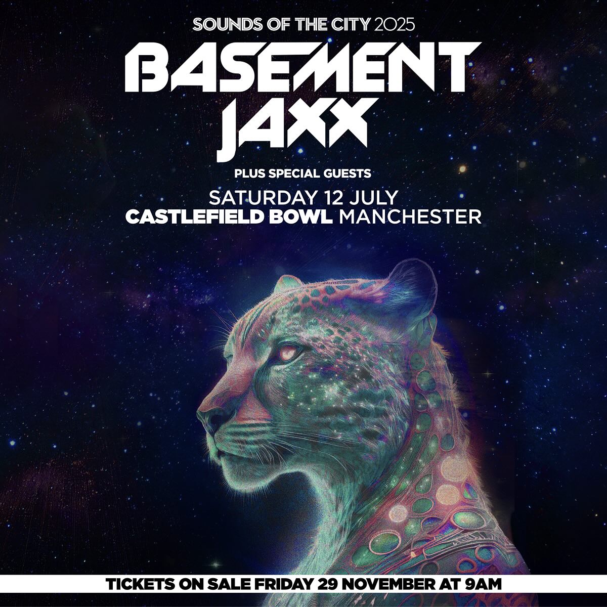 basement jaxx poster for manchester castlefield bowl gig