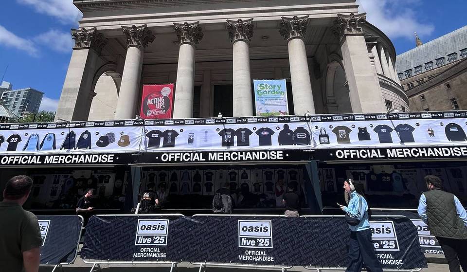 The Oasis Live &#8217;25 Touring Flagship Stand Has Popped Up In Manchester &#8211; With Full Touring Range, City Specific Event Items &#038; Exclusive Touring Adidas Lines