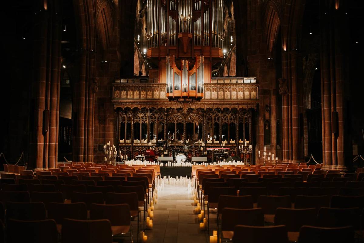 candlelight concert in historic venue in manchester