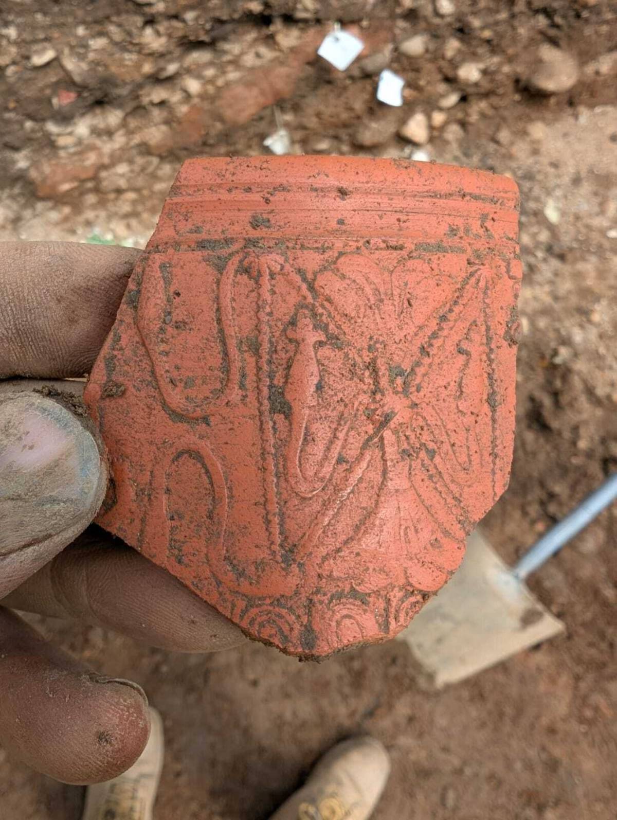 roman remains in manchester piece of jug