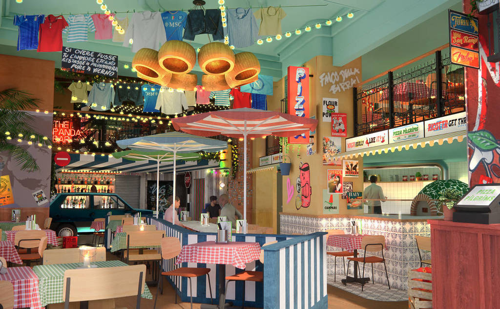 ground floor at pizza pilgrims manchester