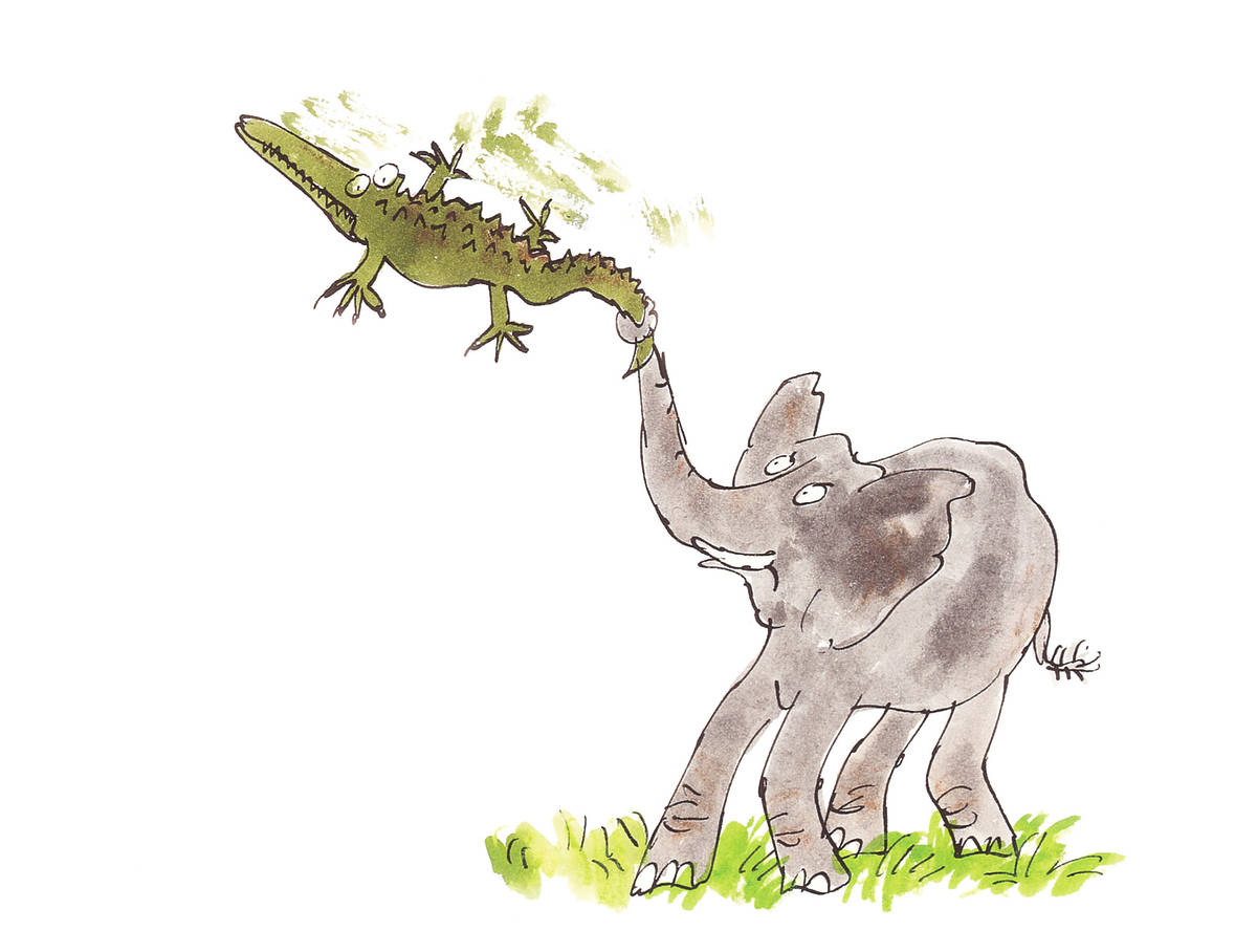 'The Enormous Crocodile' by Roald Dahl (1977) Jonathan Cape