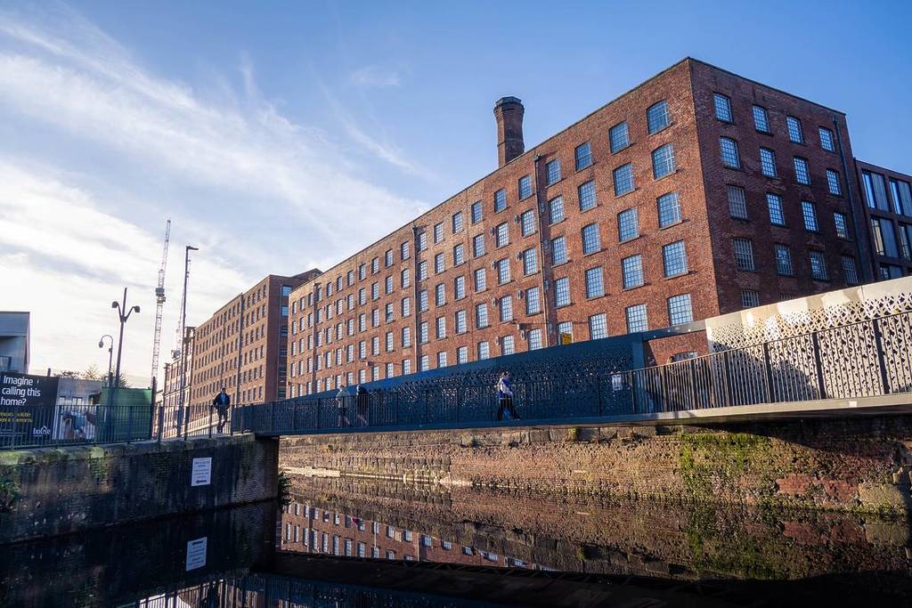 murrays mills with cast no shadow bridge in front