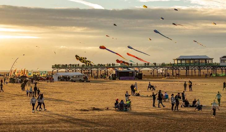 Just over an hour from Manchester, this coastal town is hosting the UK’s largest kite festival with illuminated night display and an artisan market