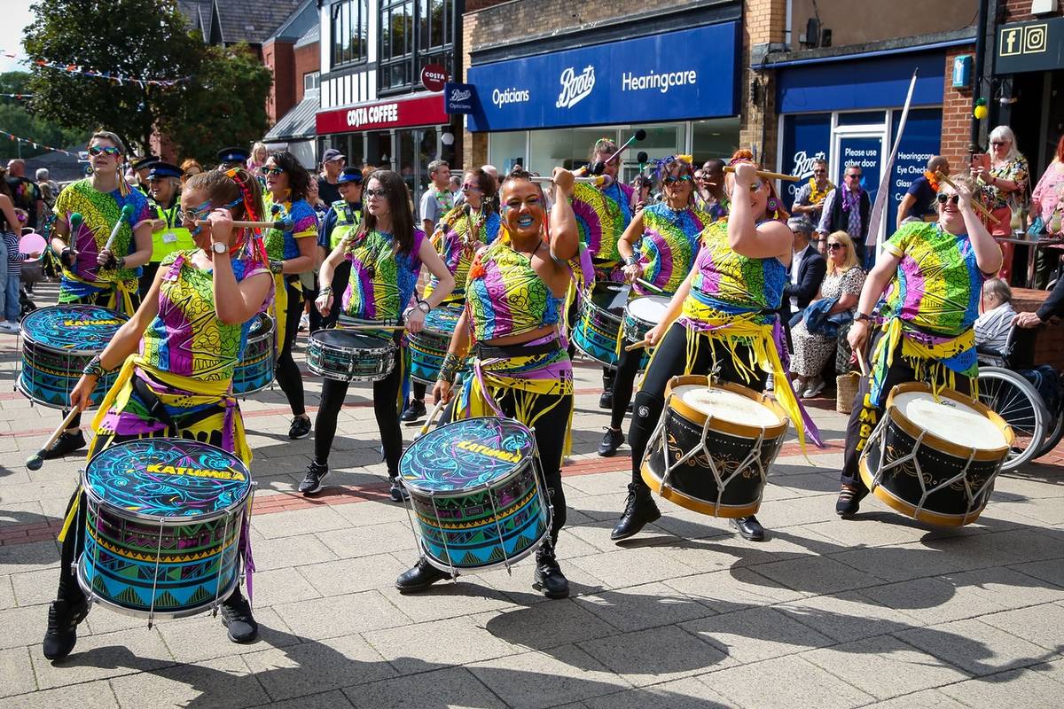 katumba drummers at pina colada festival