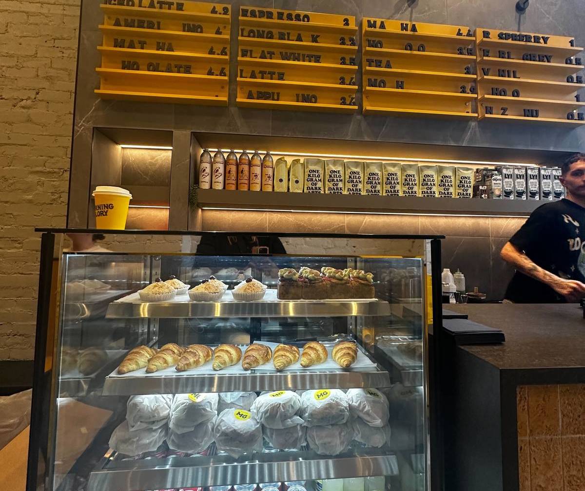 cafe board and sandwich options