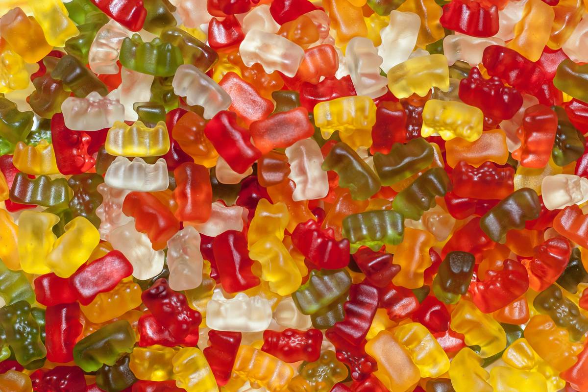 selection of HARIBO gummy bears