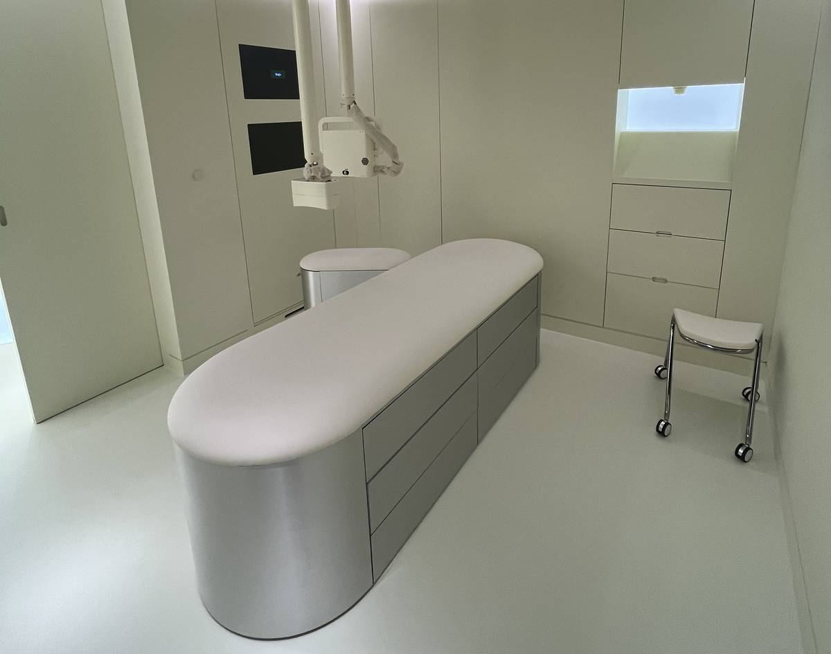 inside test room at neko heath manchester facility