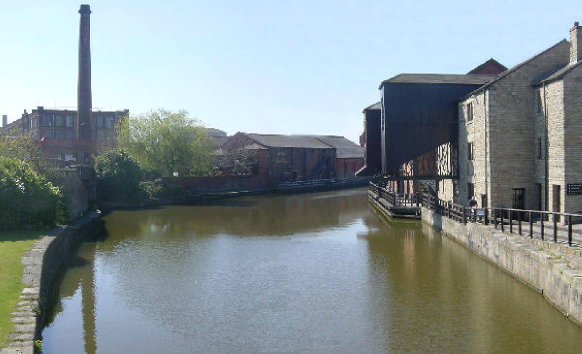 wigan pier looking towards canal