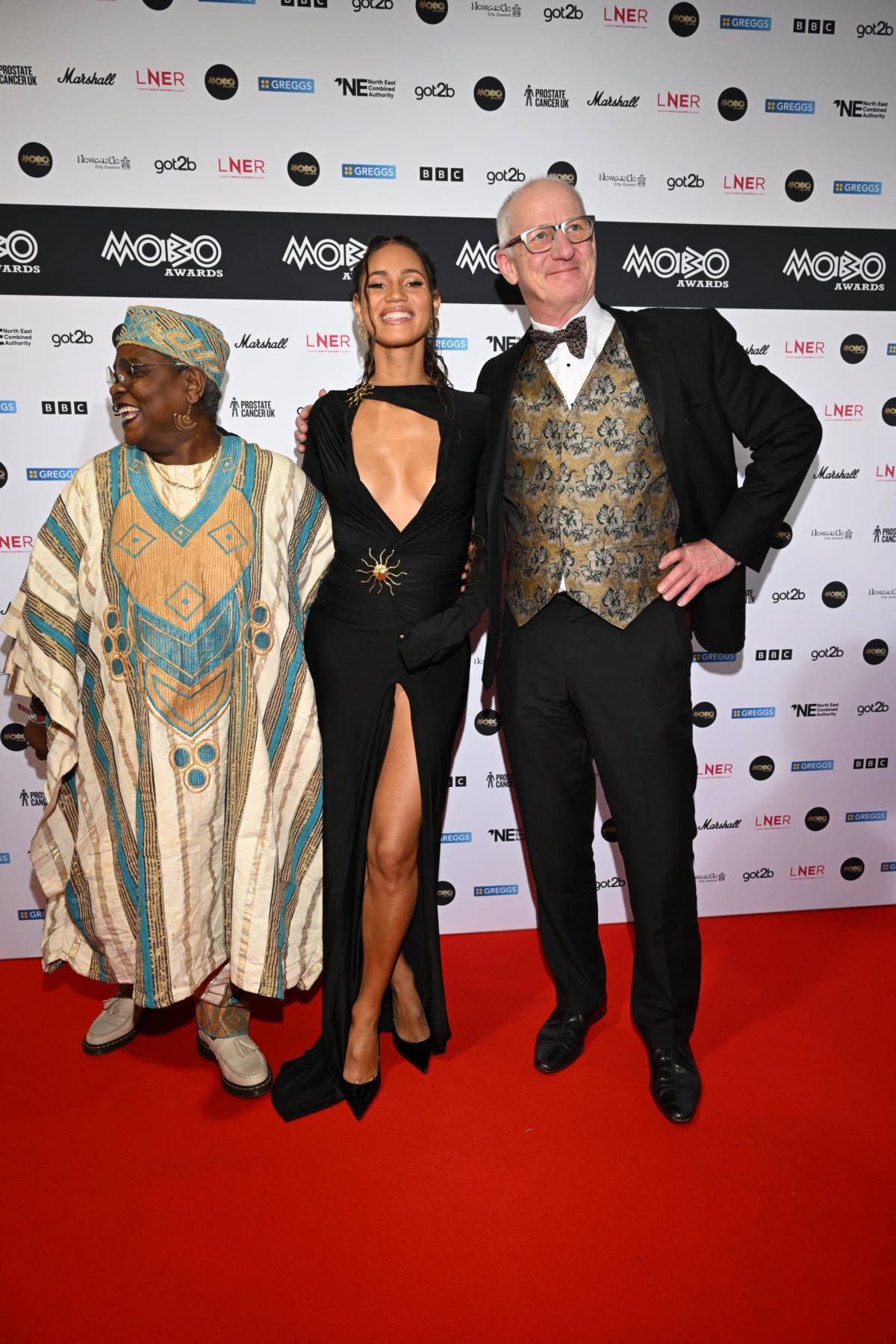 vick hope and family on mobo awards red carpet