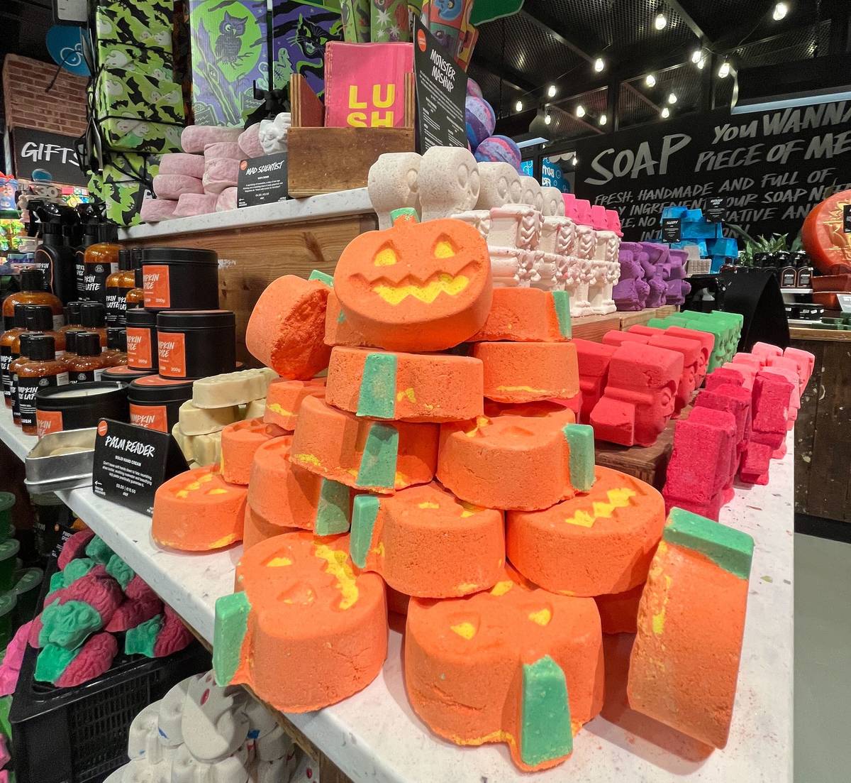 halloween inspired products at lush