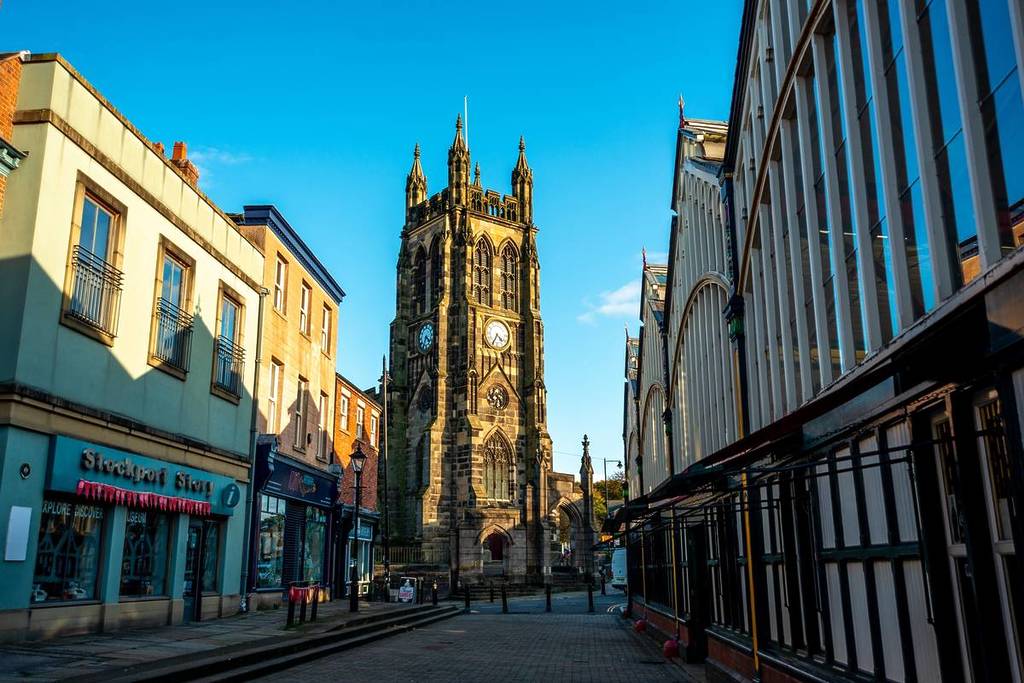The street in the stockport