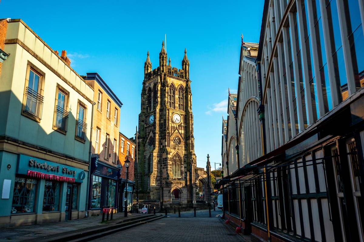 The street in the stockport