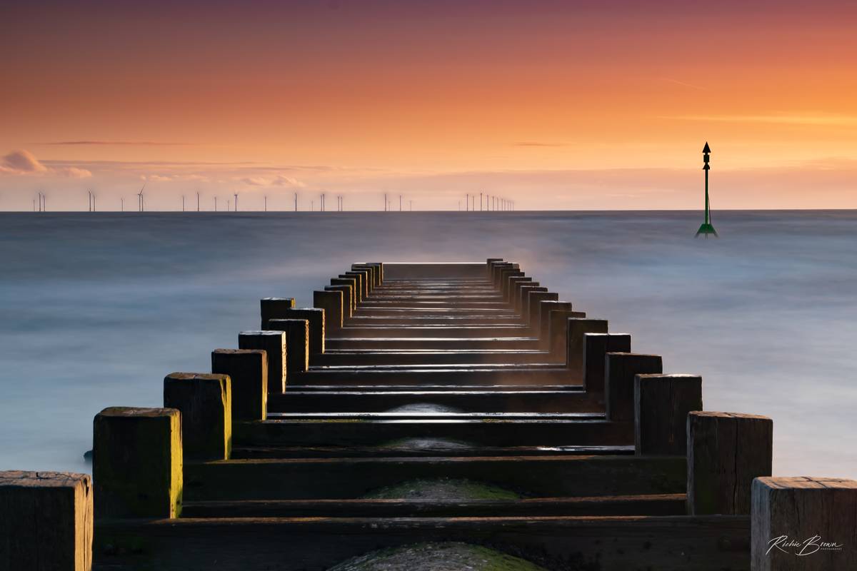 Old pier at Burbo Bank, Crosby