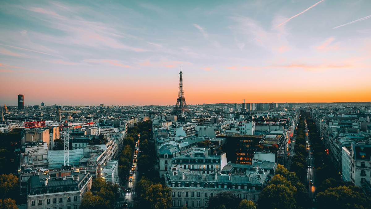 sunset in paris eiffel tower cheapest flights from manchester october
