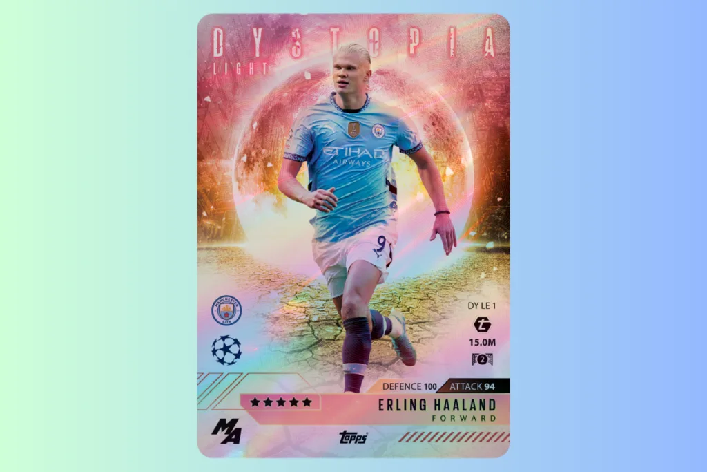 topps card erling haaland