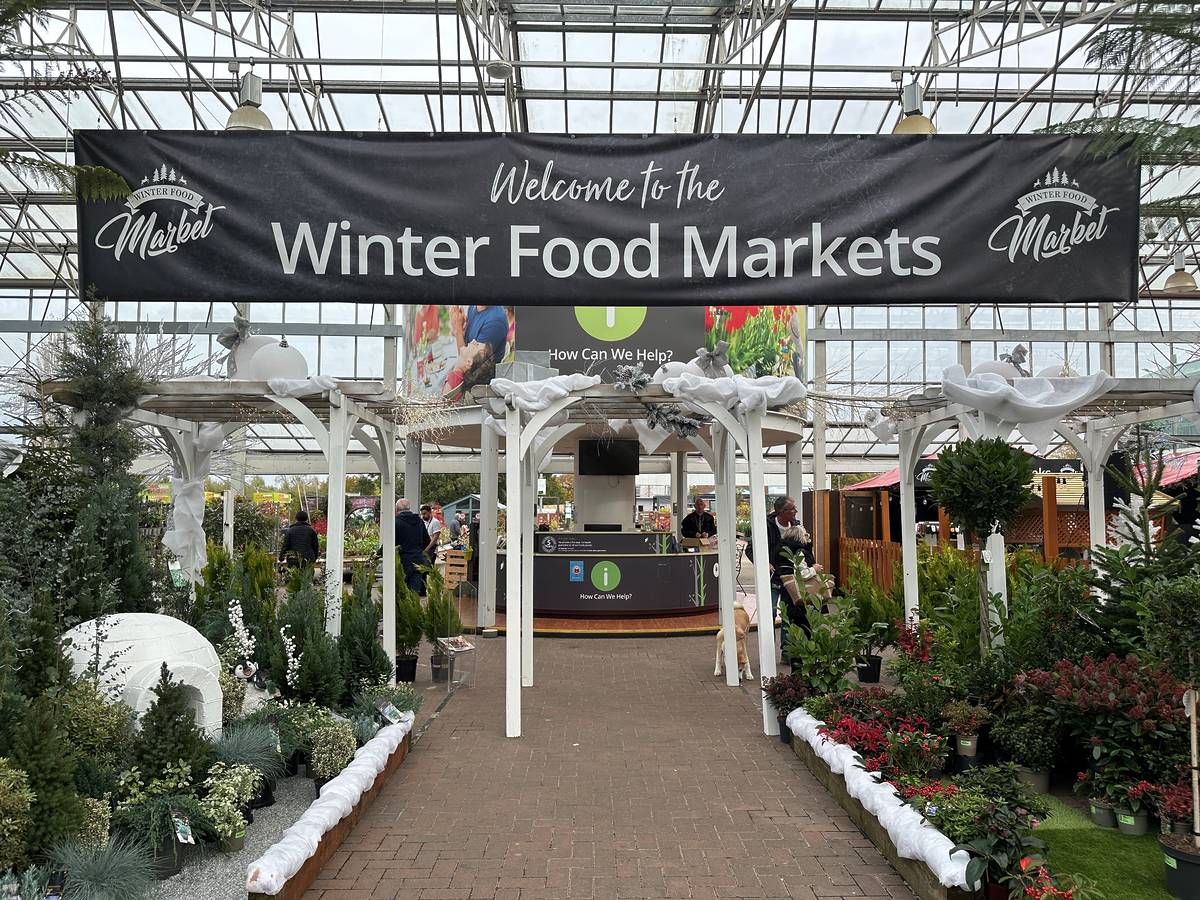 bents christmas winter food market
