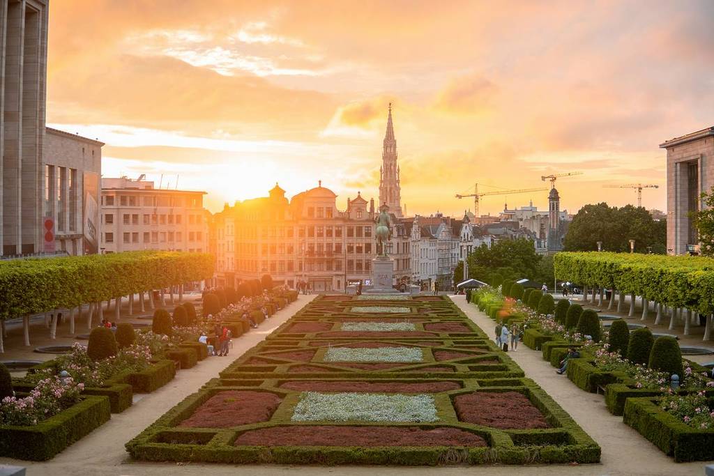 brussels at sunset family city breaks october