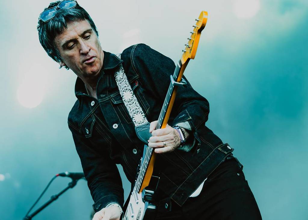 johnny marr playing guitar coming to castlefield bowl