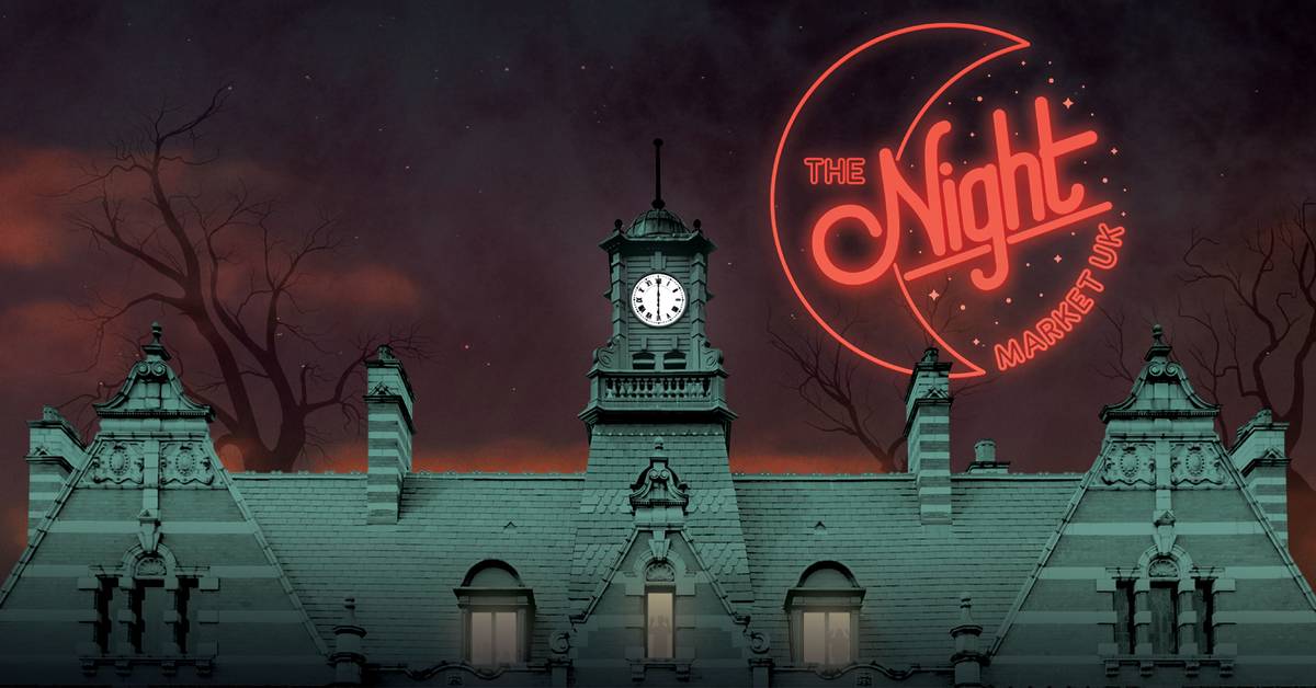 poster for the night market at victoria baths manchester