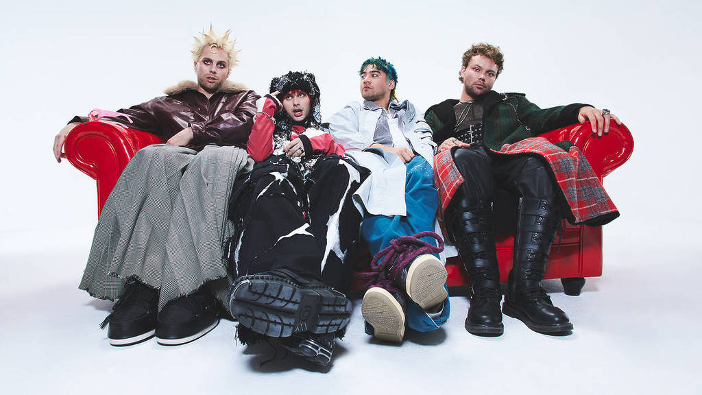 5 seconds of summer press image for 2026 tour coming to manchester