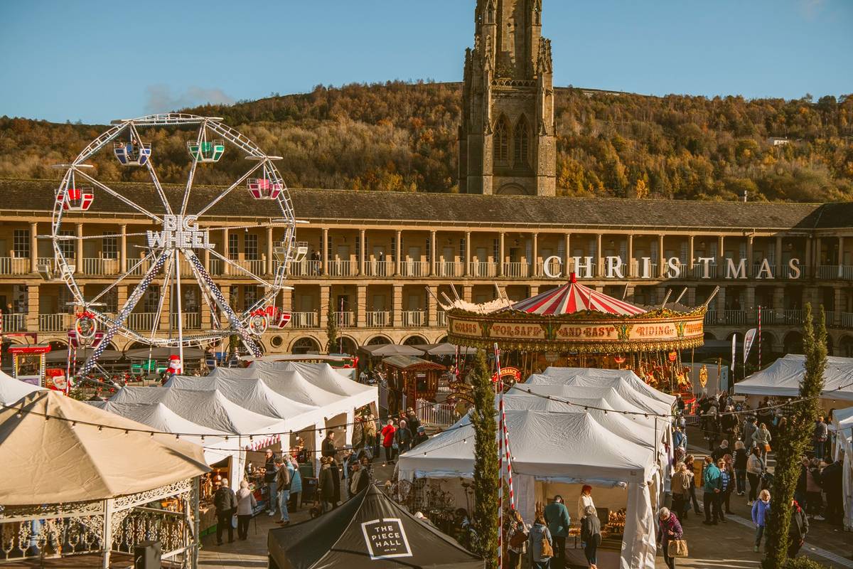piece hall halifax christmas market