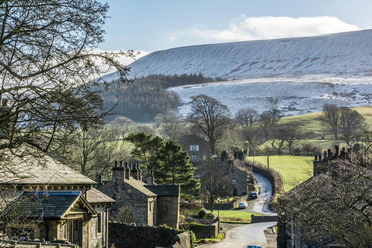 Downham Village in the Ribble Valley, Lancashire