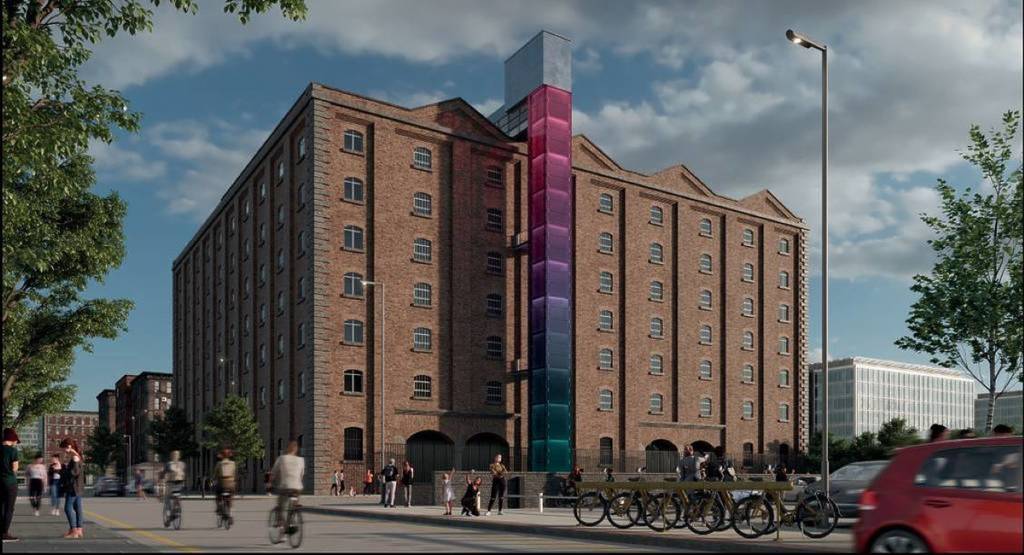 manchester street food ducie street warehouse exterior cgi
