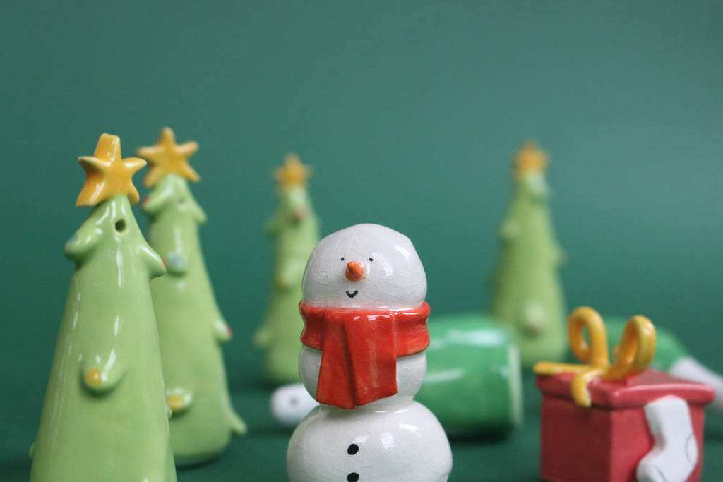 Amy Victoria Marsh x Get Living snowman decoration