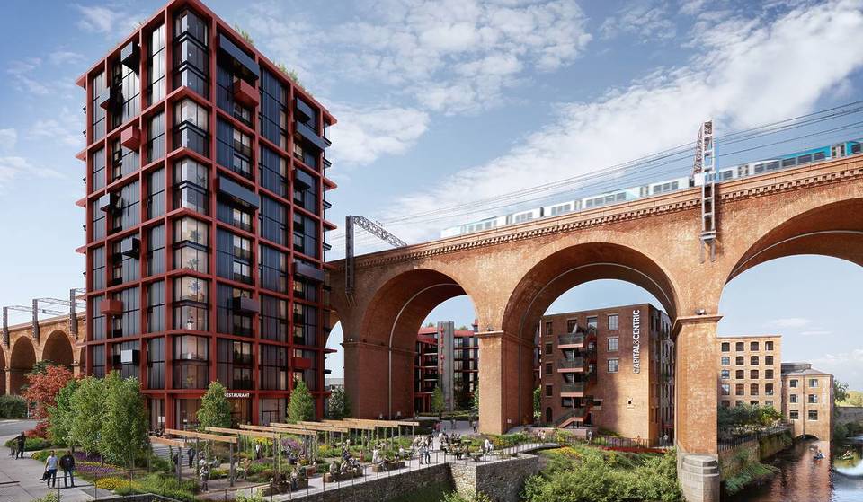 First Images Revealed Of Stockport’s Newest ‘Town Square’ With 10 New Bars, Restaurants And Cafés, A Gorgeous Riverside Terrace & 65,000 Sq Ft Of Outdoor Space