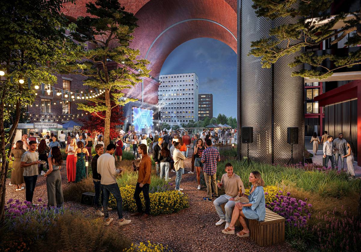 weir mill weavers square stockport cgi