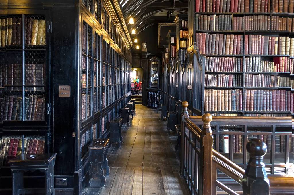 chethams library interior manchester books wood