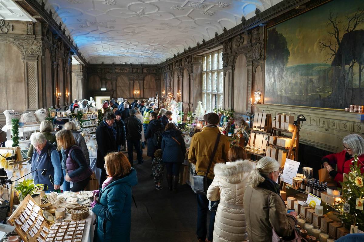 interiors of haddon hall christmas market