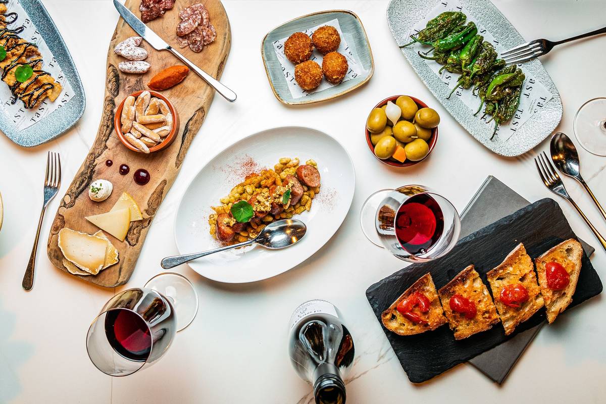 selection of tast small plates