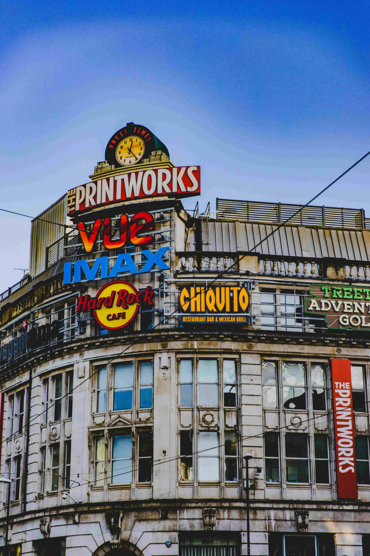 outside manchester printworks