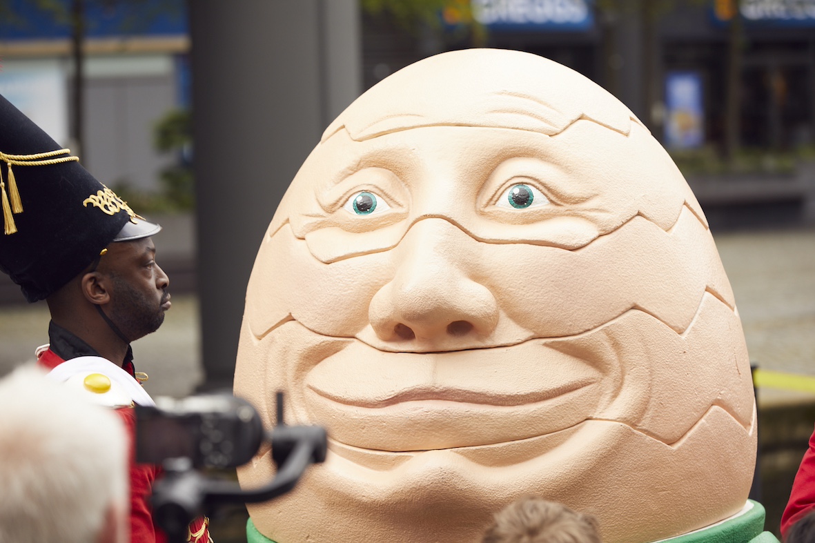 humpty dumpty at nursery rhyme trail