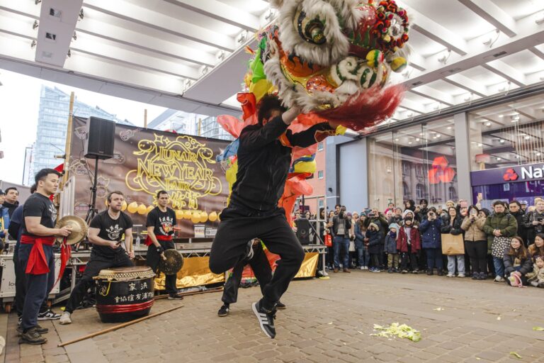 lunar new year manchester lion dance