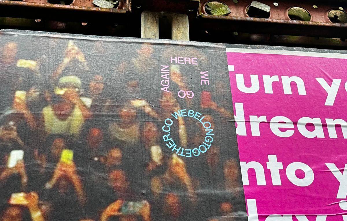 harry styles poster we belong together close up