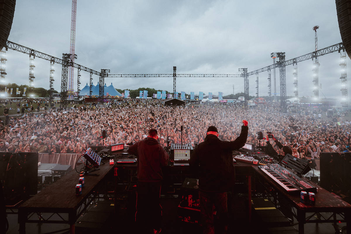 parklife 2026 manchester stage POV looking out to audience