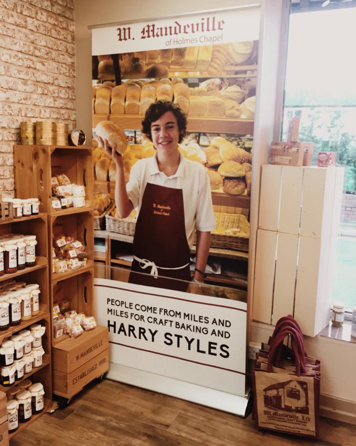w mandeville bakery harry styles holmes chapel