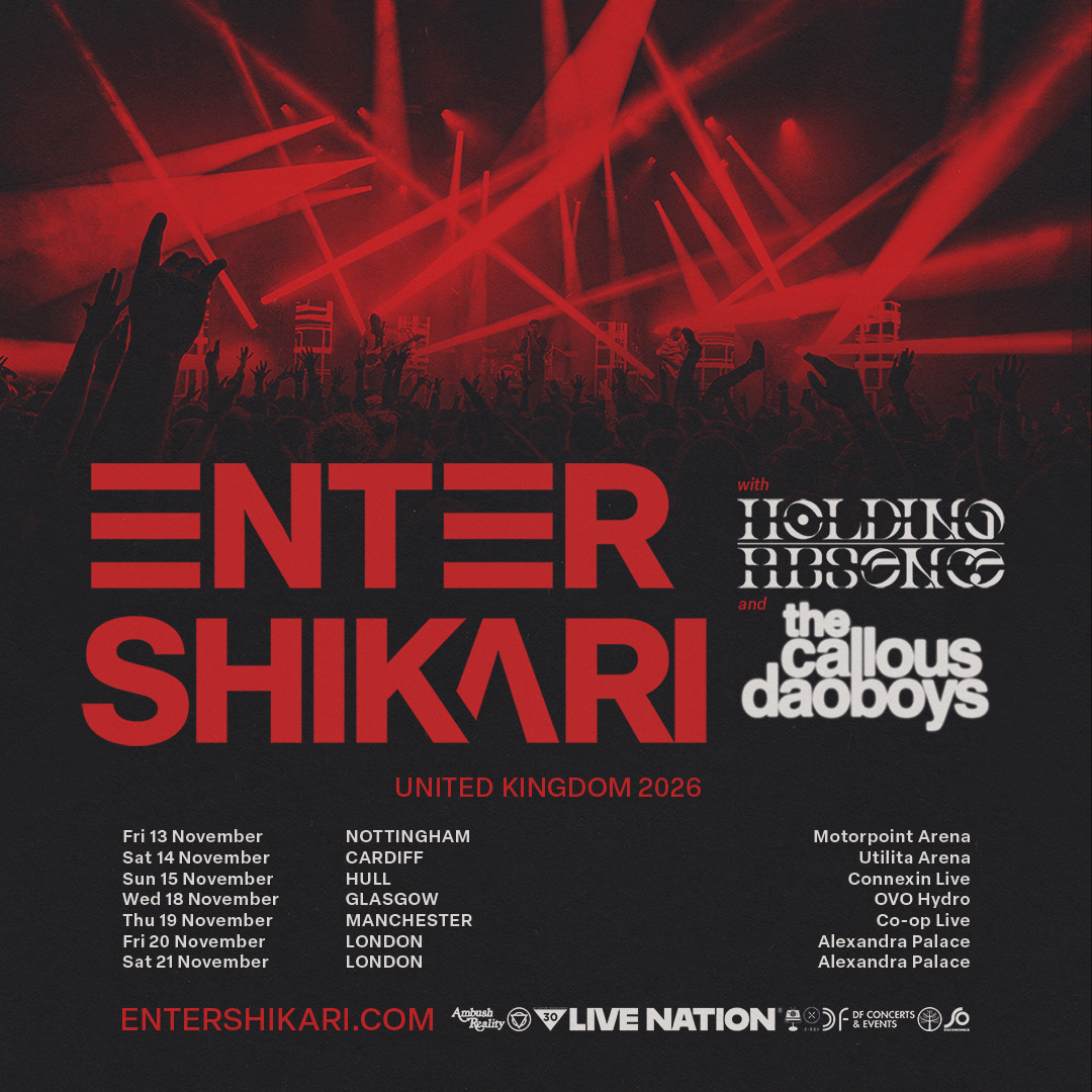 enter shikari uk tour poster