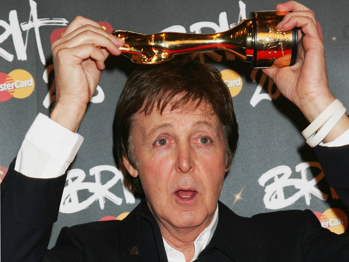 paul mccartney brit awards outstanding contribution to music