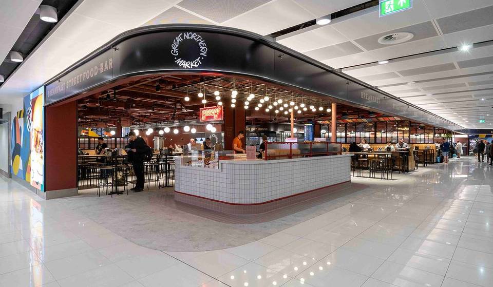 Manchester Airport’s New, First-Of-Its-Kind Street Food Market Hall Has Opened In Terminal 2 – Featuring Six Street Food-Style Kitchens & Gooey Kiosk