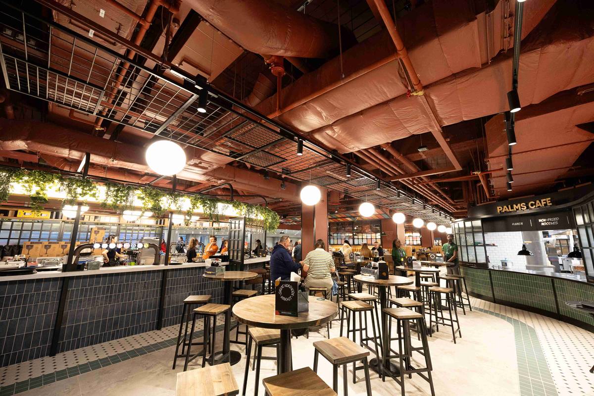 inside great northern market, new food hall at manchester airport terminal 2