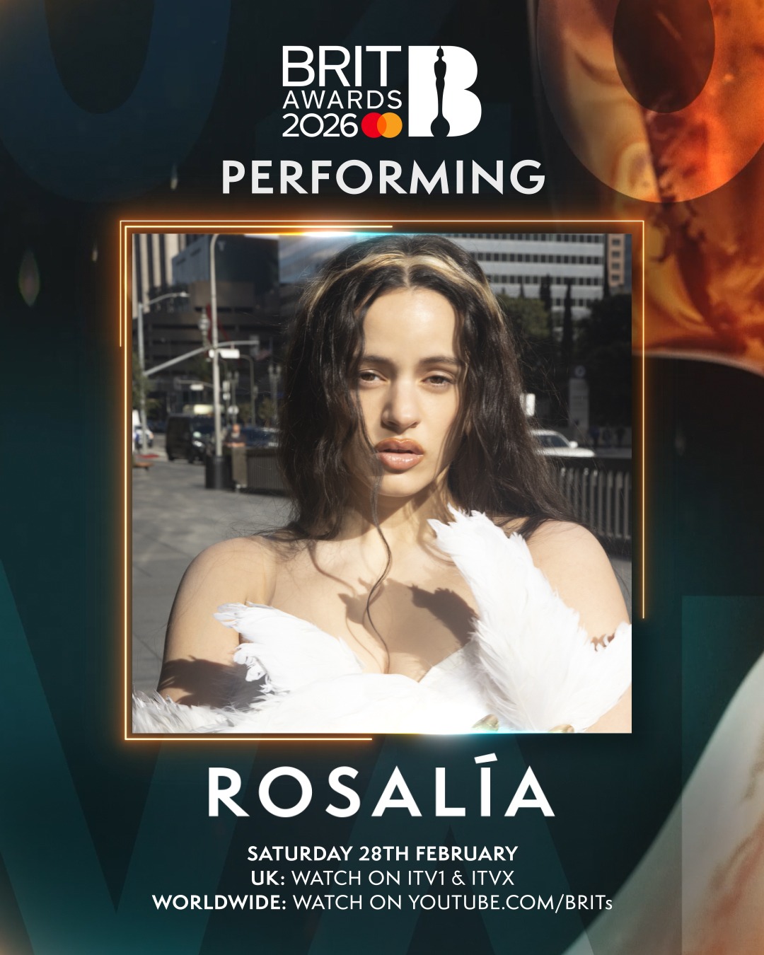 rosalia perform brit awards manchester